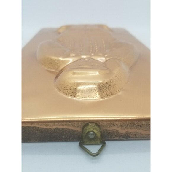 Vintage Copper Chocolate Mold Tins Traditional Dutch Boy and Girl Set of 2 - Picture 7 of 10